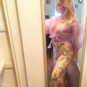 🌸Floral Flare Pants 🌸